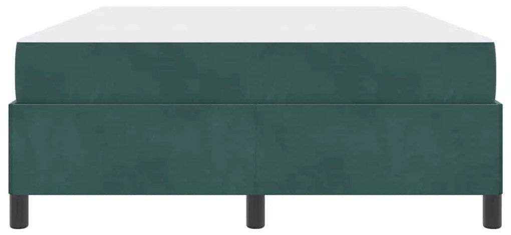 Estrutura da Cama Branco e Cinza Claro 160 x 200 cm Veludo
