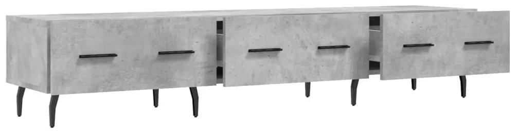 Móvel de TV 150x36x30 cm derivados de madeira cinzento cimento