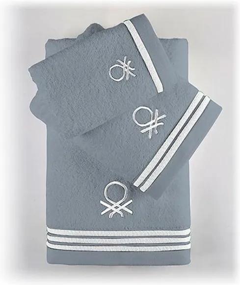 Jogo de toalhas Benetton Cinzento (3 pcs)