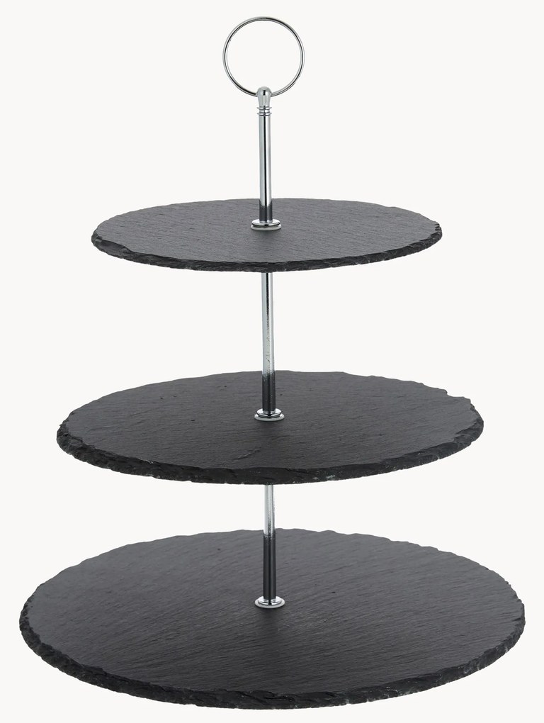 Suporte de servir com andares em ardósia Cooper