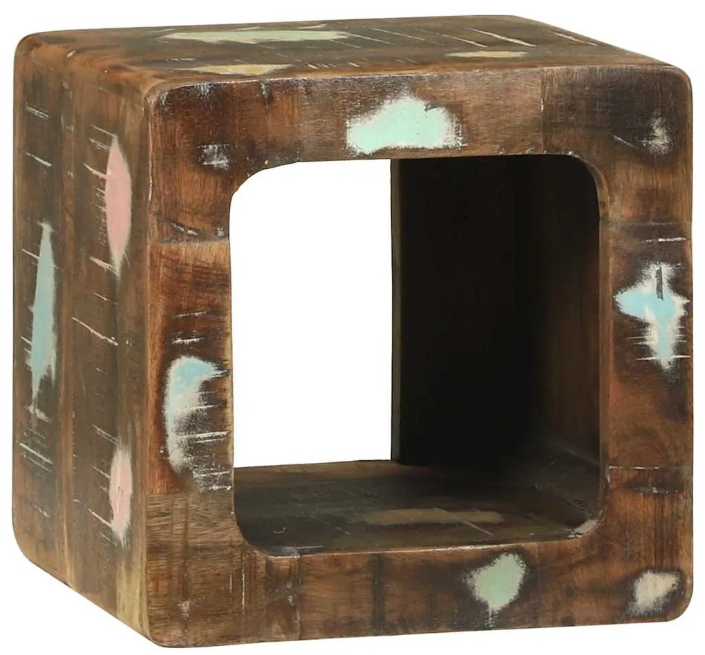 Unidade de TV 36x36x30 cm em Madeira Maciça Recuperada
