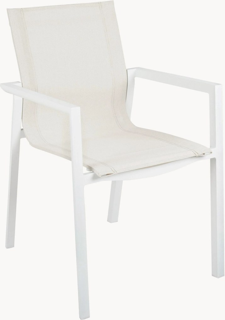 Cadeiras de jardim com braços Delia, conjunto de 2