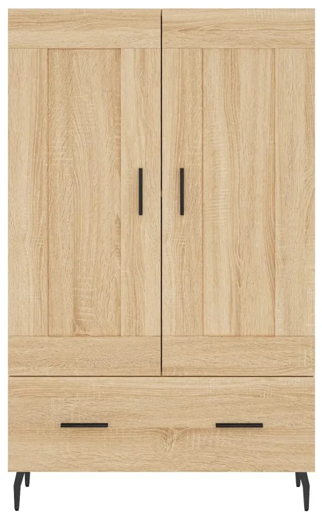 Armário alto derivados de madeira 69,5x31x115cm carvalho sonoma