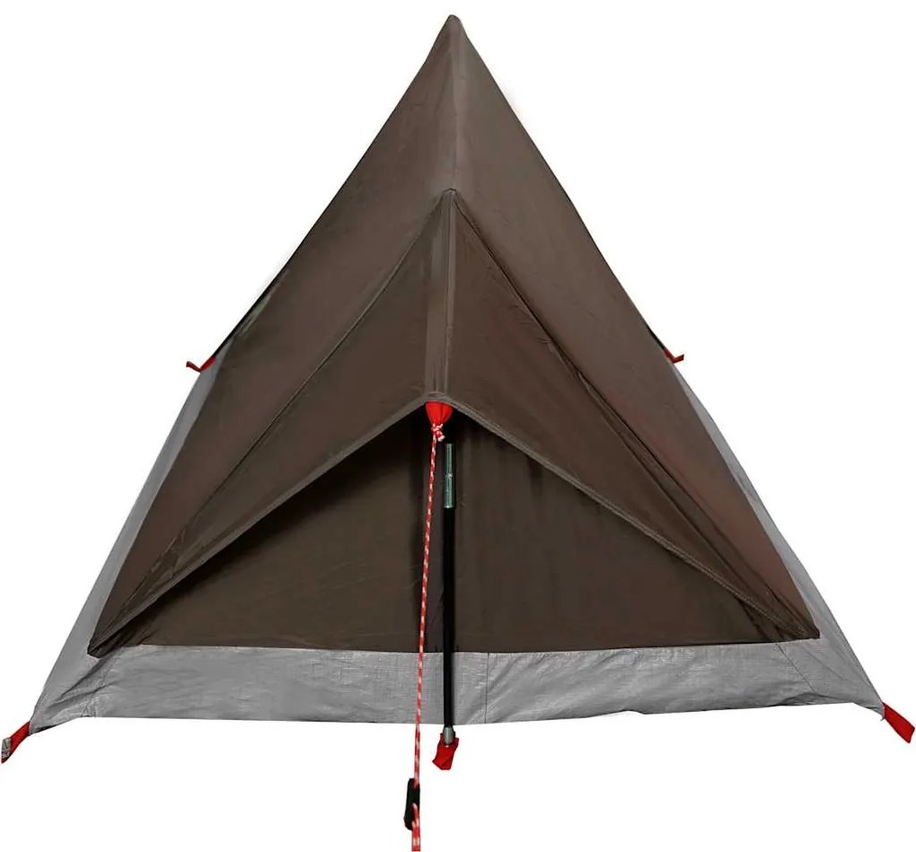 Tenda de campismo para 2 pessoas tecido impermeável castanho