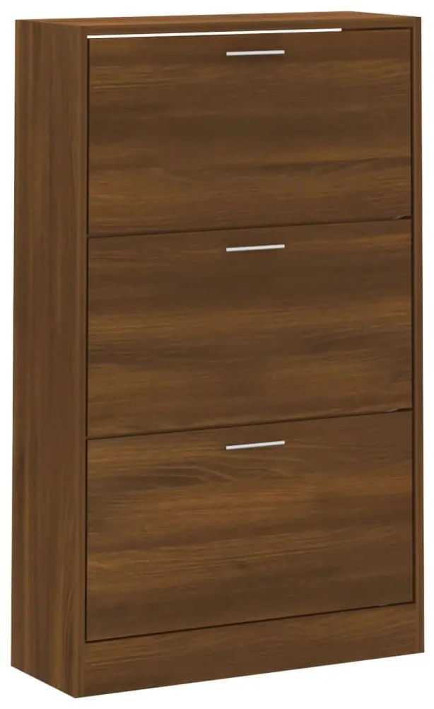 Sapateira 63x24x103 cm derivados de madeira carvalho castanho