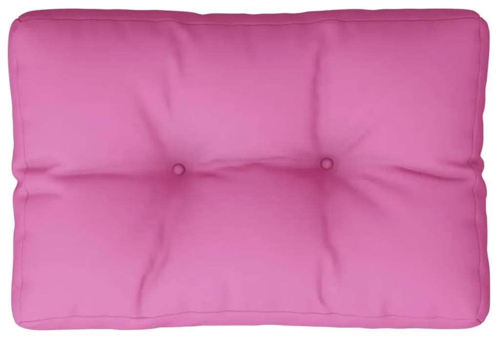 Almofadão paletes 60x40x12 cm tecido rosa