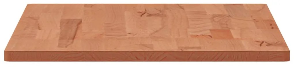 Tampo de mesa retangular 100x50x1,5 cm madeira de faia maciça
