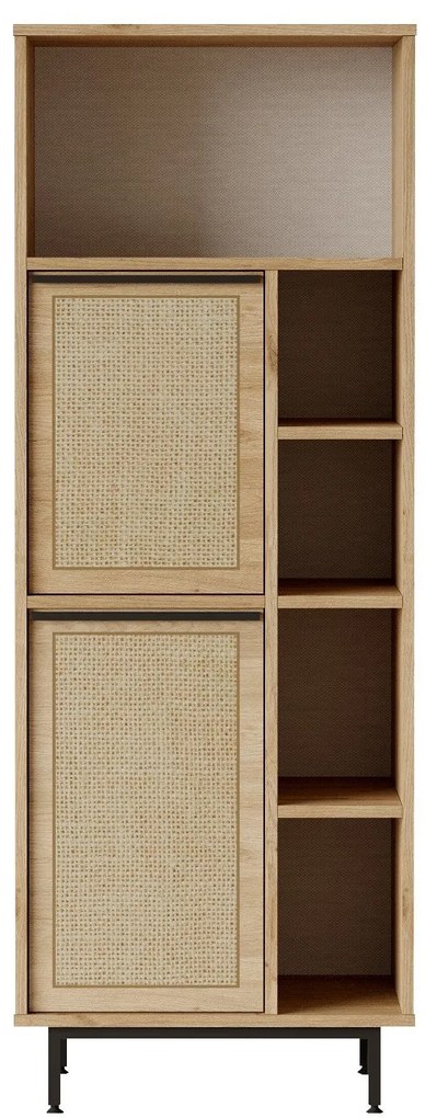 Multi Purpose Cabinet ON10B – Walnut Oak – 160 cm x 45,1 cm x 35,5 cm