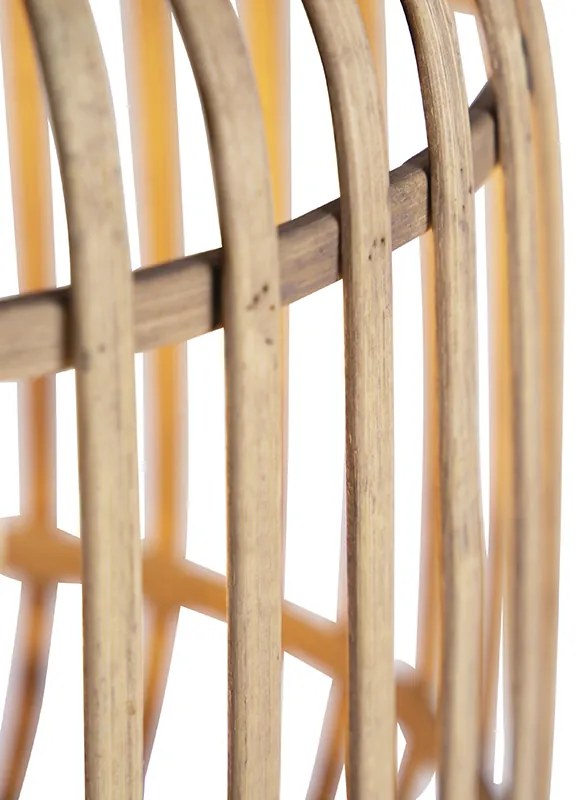 Candeeiro de teto rústico em vime 3 luzes - Manila