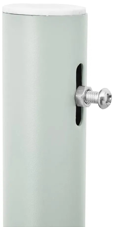 Toldo lateral retrátil para pátio 170x300 cm creme