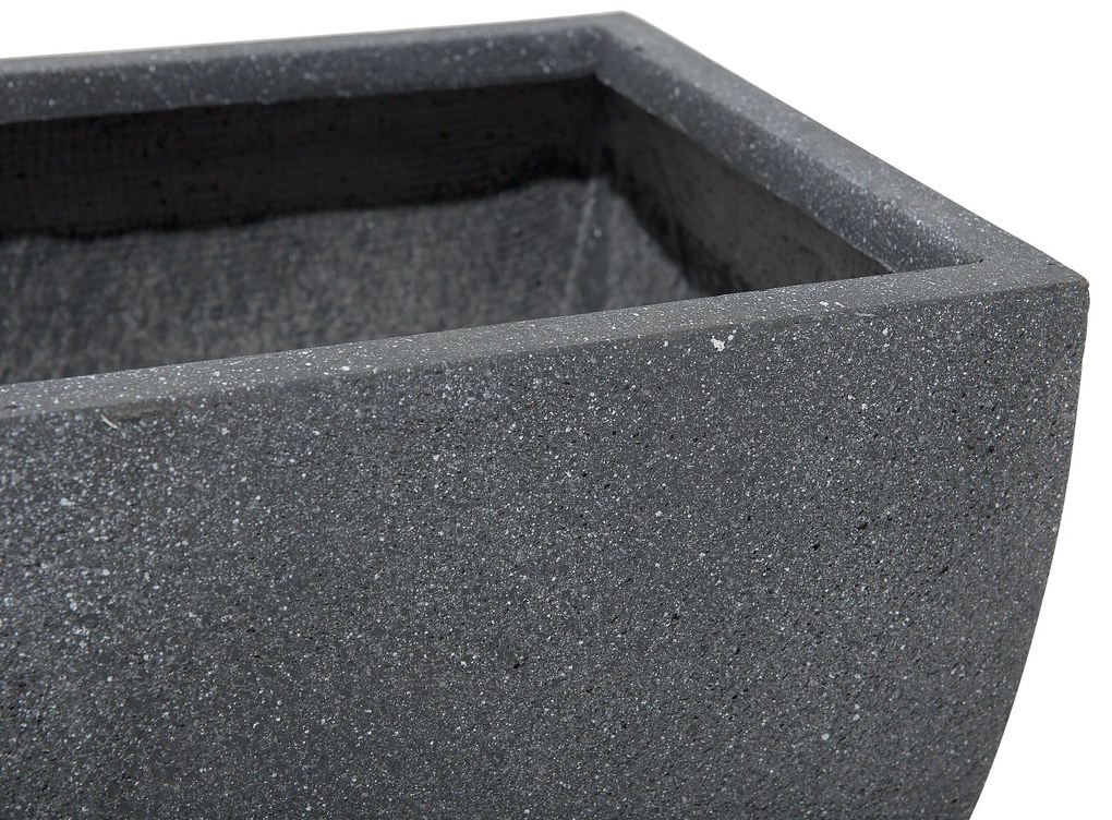 Vaso cinzento 46 x 46 x 44 cm ORICOS Beliani