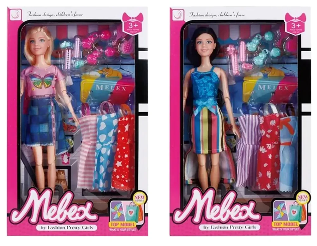 Manequim Branco Para Roupas E Vestidos De Bonecas Barbie