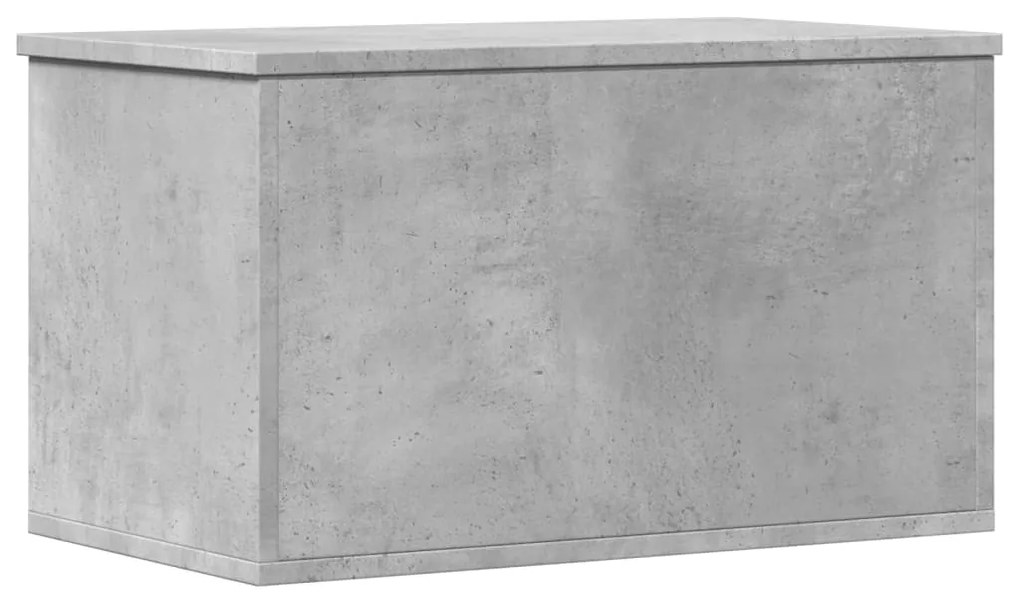 Caixa de arrumação 60x35x35 cm derivados madeira cinza cimento