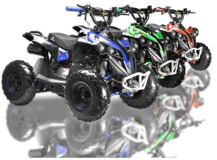 MINI MOTO 4 INFANTIL GASOLINA 125cc 6'' PREDATOR AZUL