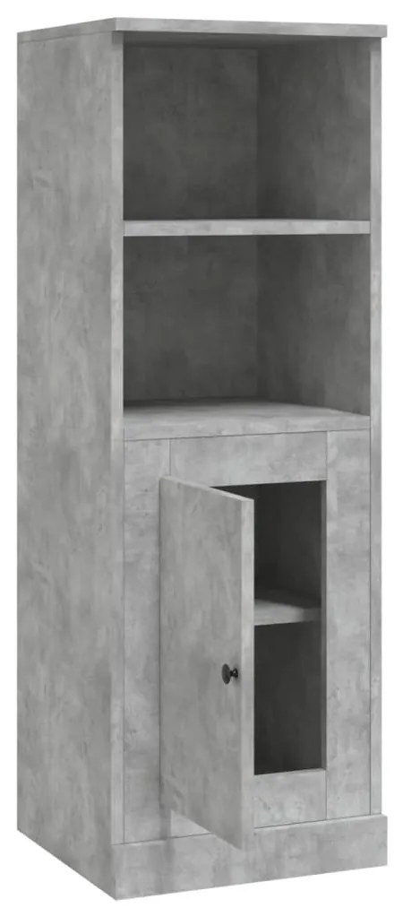 Aparador alto 36x35,5x103,5 cm derivados madeira cinza cimento