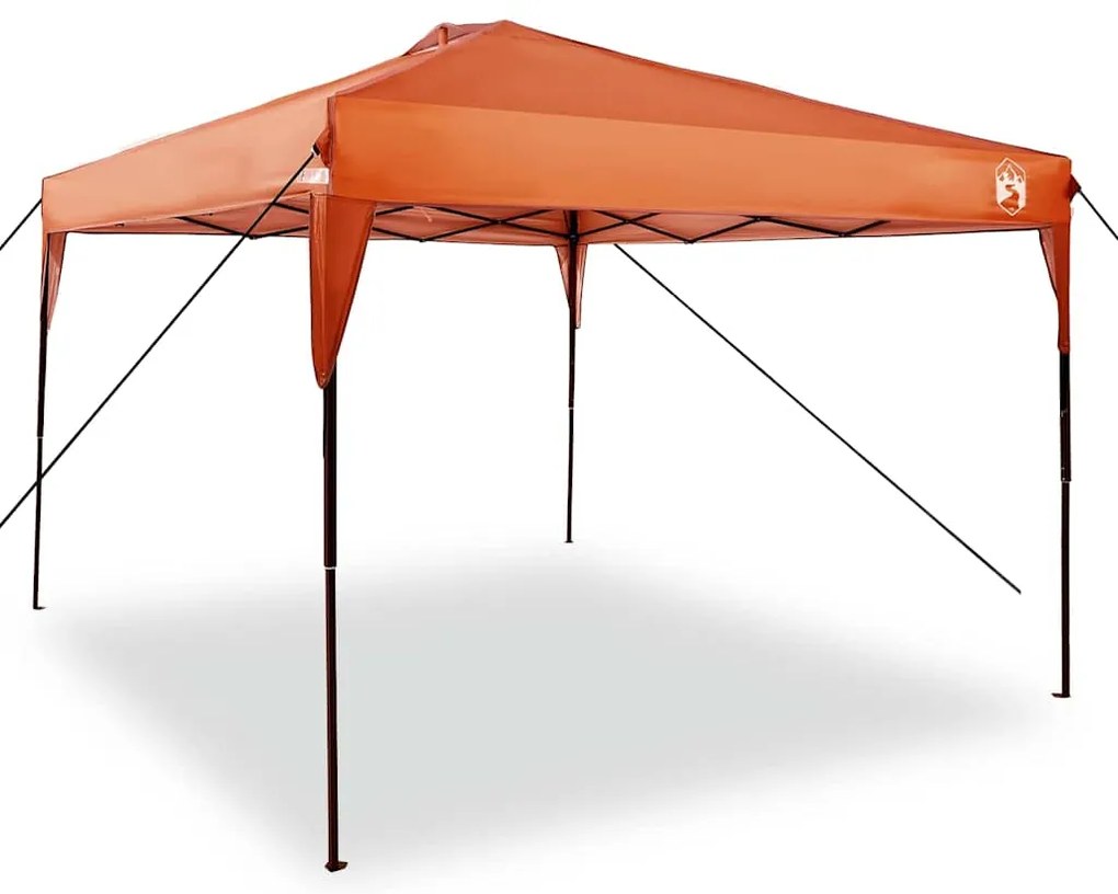 Tenda de Toldo Laranja 300 x 300 x 227 / 236 / 245 cm Tecido Oxford