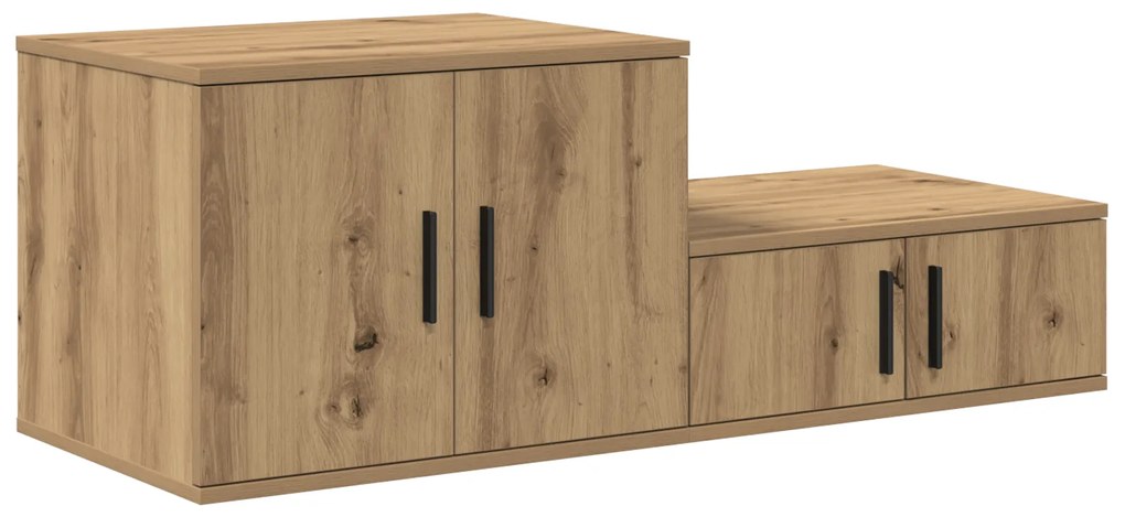 Armário de Armazenagem vidaXL Carvalho Artesanal 103x41x40 cm Madeira