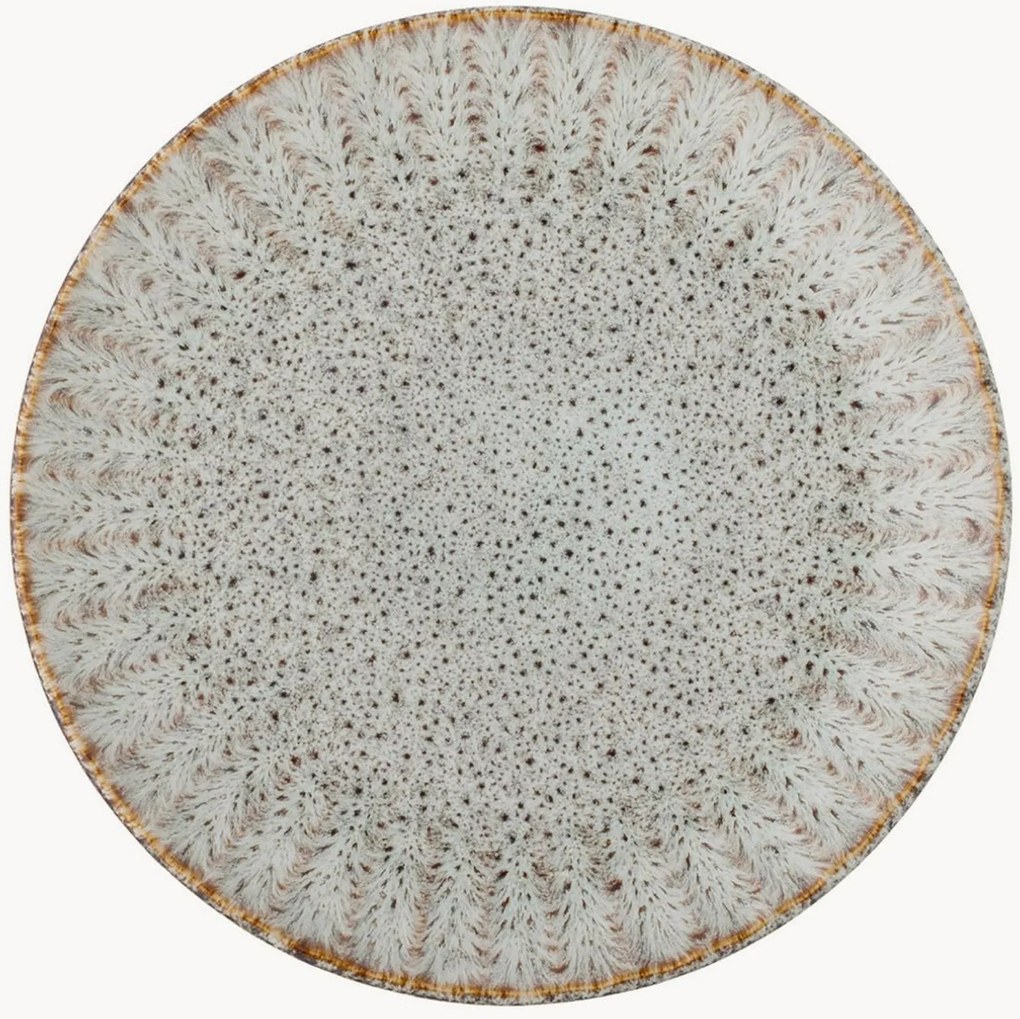 Pratos de jantar artesanais Fleur, conjunto de 6