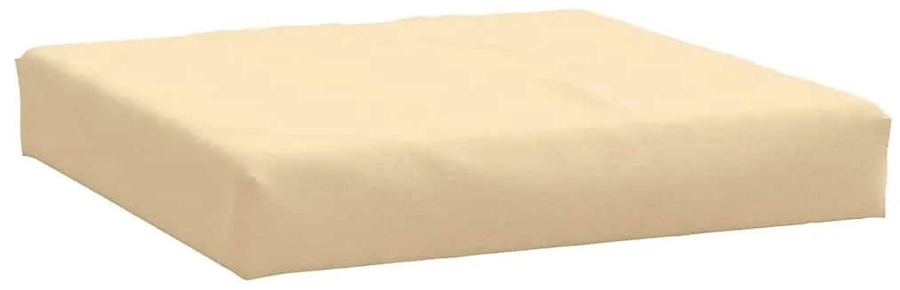 Almofadões de paletes 2 pcs mesclado tecido bege