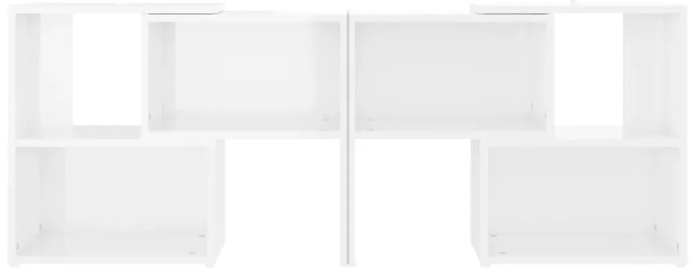 Móvel de TV 104x30x52 cm derivados de madeira branco brilhante