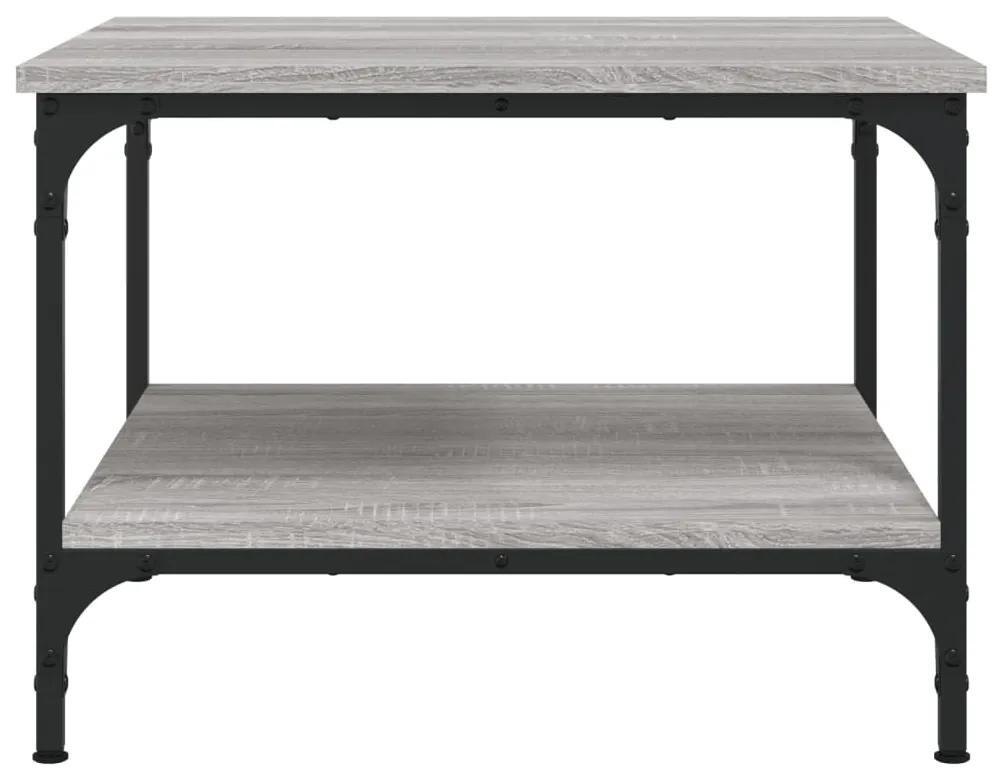 Mesa de centro 55x55x40 cm madeira processada sonoma cinza