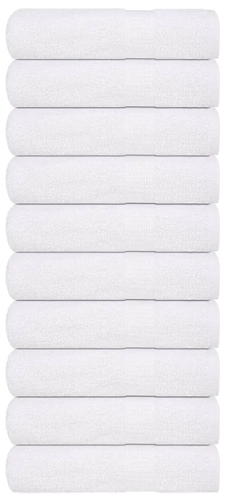 Toalhas de banho 10 pcs 70x140 cm 360 gsm 100% algodão branco