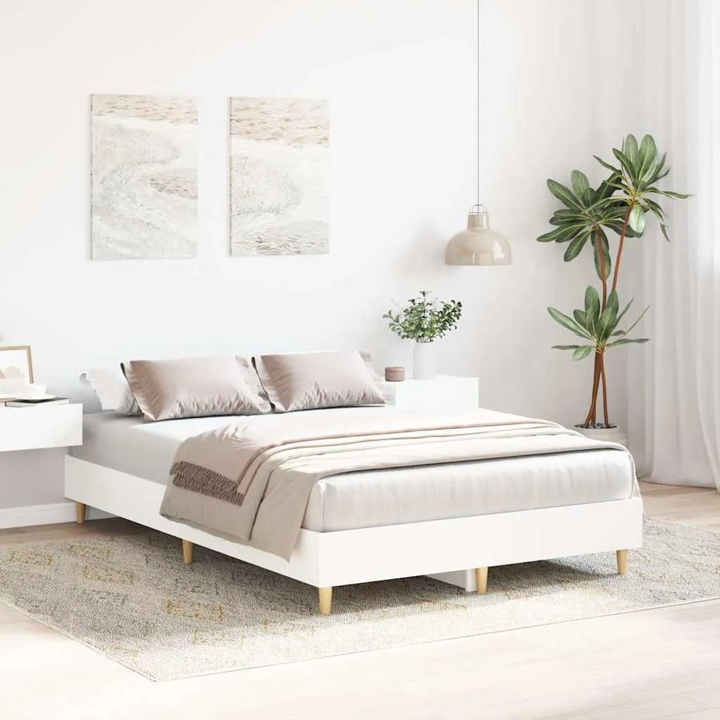 Estrutura de cama sem colchão 120x190 cm branco