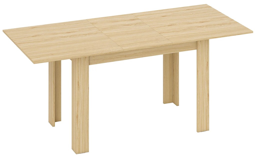 HOMCOM Mesa de Refeição Extensível Mesa de Cozinha Extensível Retangular para 6-8 Pessoas para Sala 140-180x90x75 cm Madeira | Aosom Portugal