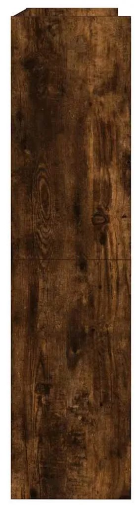 Sapateira 80x25x100 cm derivados de madeira carvalho fumado
