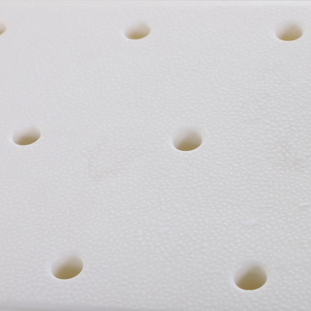 Assento para banheira - Assento suspenso ajustável para banho - Banco de casa de banho - dim. 73-83 x 22 x 18 cm - alumínio e HDPE branco