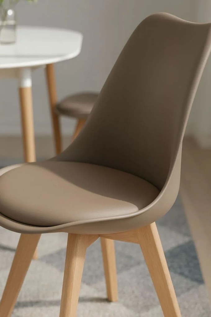 Pack 4 Cadeiras Synk Basic - Taupe