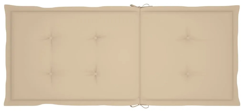 Cadeiras jardim reclináveis c/ almofadões 2 pcs acácia maciça