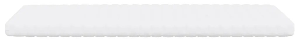 Colchão de espuma 80x210 cm 7 zonas dureza 20 ILD branco