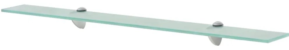 Prateleiras flutuantes 2 pcs vidro 80x10 cm 8 mm