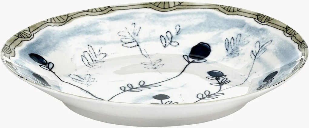 Pratos de pequeno-almoço Mirtillo, conjunto de 2