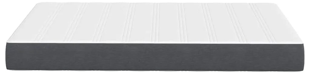 Colchão de Molas Pocket vidaXL Cinza Escuro Médio 120x200x20 cm Tecido
