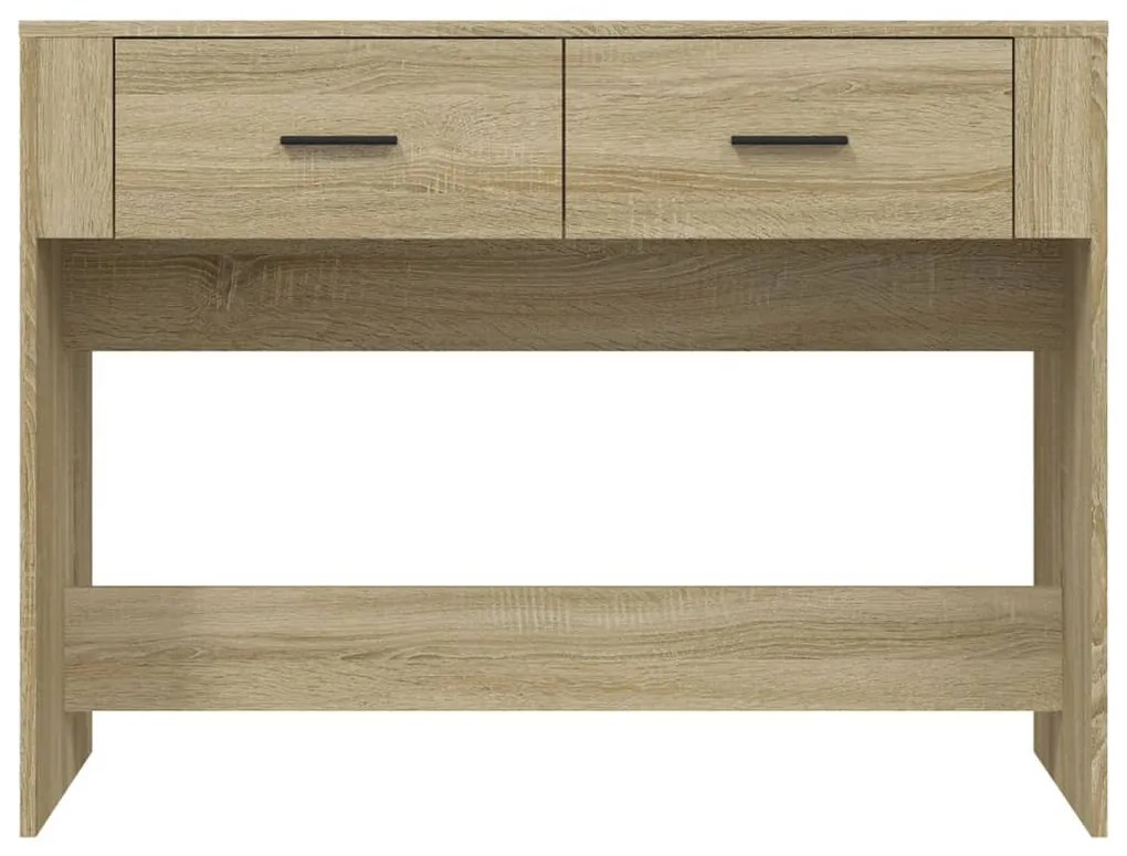 Mesa consola 100x39x75 cm derivados de madeira carvalho sonoma