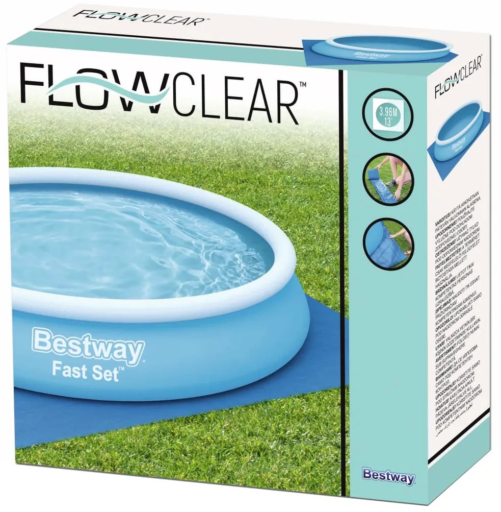 Bestway Pano para chão de piscinas Flowclear 396x396 cm