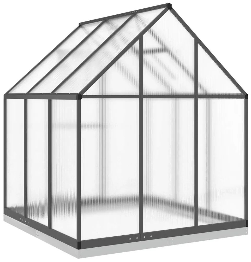Estufa com estrutura de base 169x169x202 cm alumínio antracite
