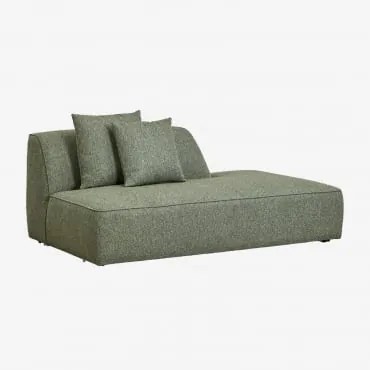 Módulo Divã Direito Para Sofá Modular Estofado Cardea Bouclé Verde Sálvia - Sklum