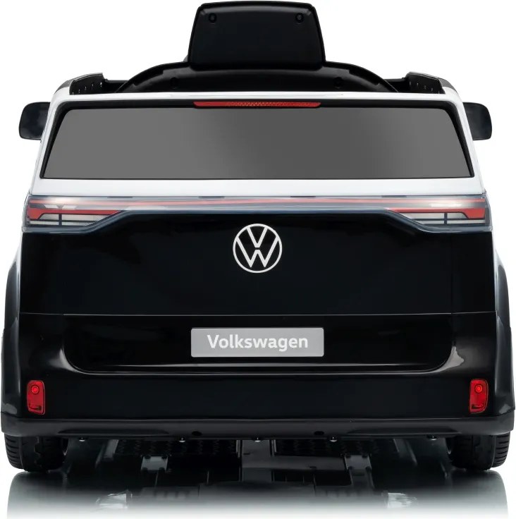 Carro elétrico para Crianças 12V Volkswagen ID BUZZ, Rodas Espuma EVA, assento couro ecológico Preta