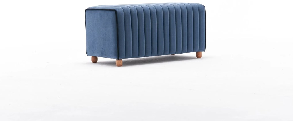 Pouffe Mabel – Azul – 80x40x40 cm