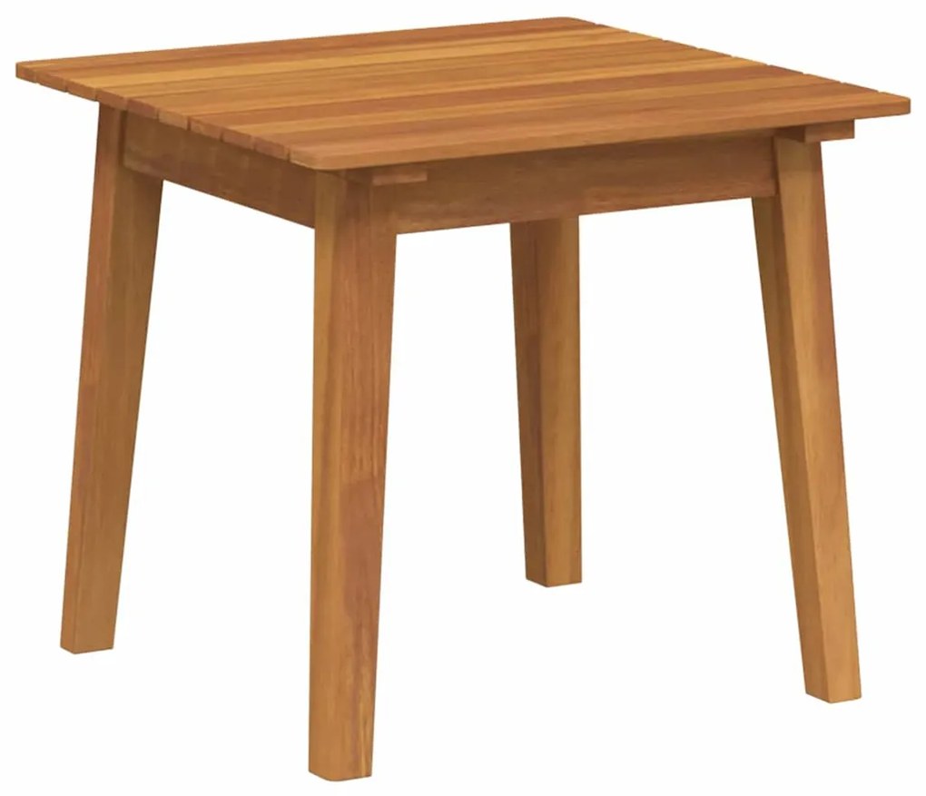 Mesa Lateral 45 x 45 x 40 cm em madeira de acácia sólida