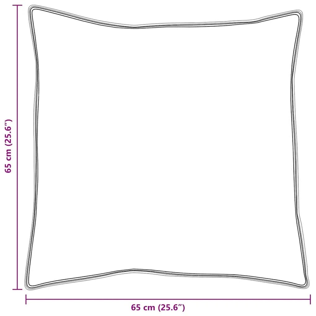 Travesseiros 2 pcs Branco 65 x 65 cm 130gsm 100% algodão