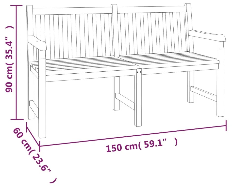 5 pcs conjunto de jantar p/ jardim madeira de teca maciça