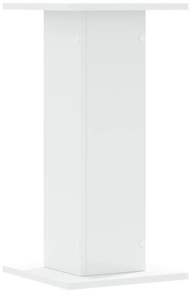 Suportes de colunas 2 pcs 30x30x60 cm derivados madeira branco