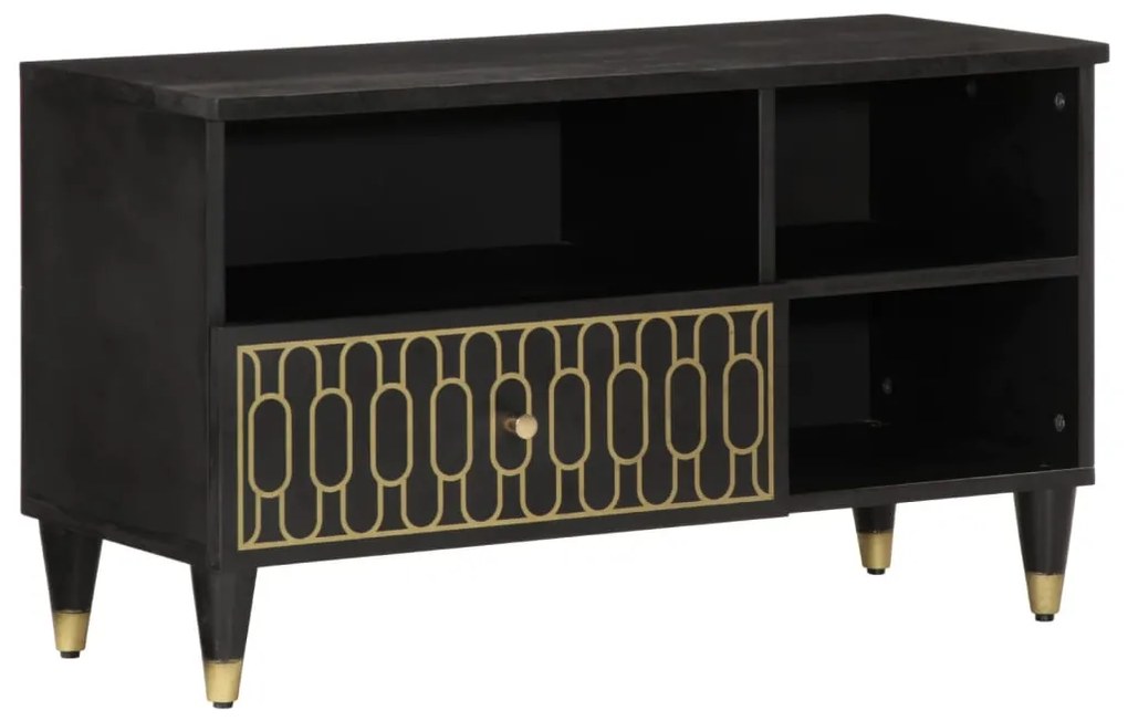 vidaXL Móvel de TV 80x33x46 cm madeira de mangueira maciça