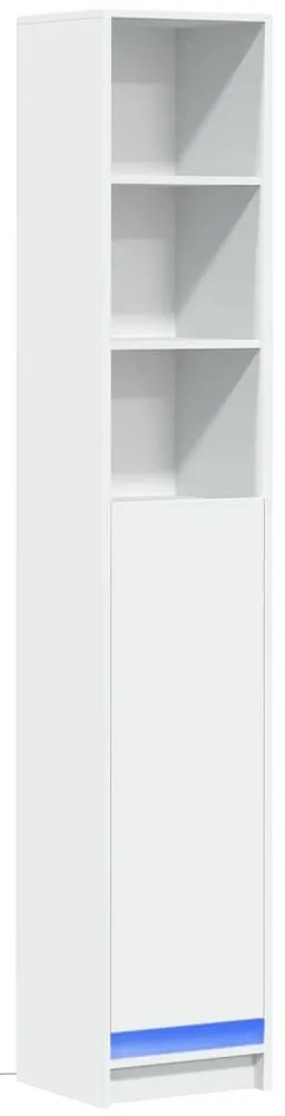 Aparador c/ luzes LED 36x32,5x200cm derivados de madeira branco