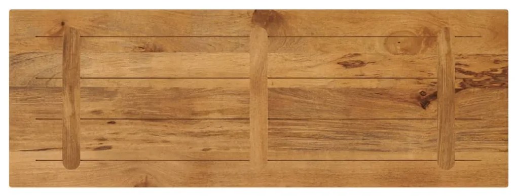 Tampo de mesa retangular 160x50x3,8 cm mangueira maciça