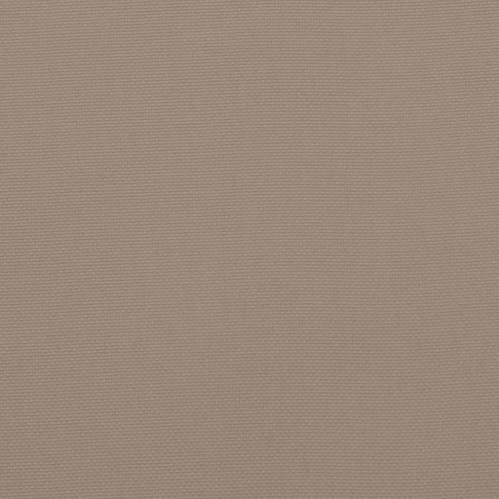 Almofadões cadeira encosto baixo 6 pcs oxford cinza-acastanhado